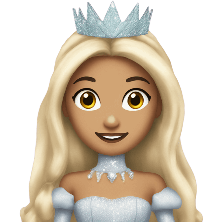 Ariana grande as Glinda from wicked  emoji