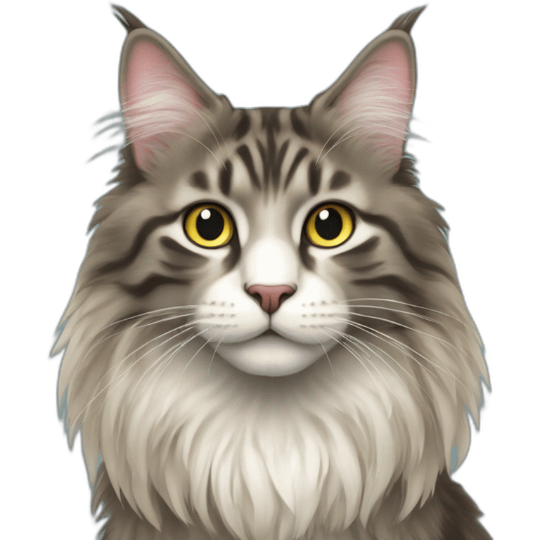 Norwegian Forrest cat emoji