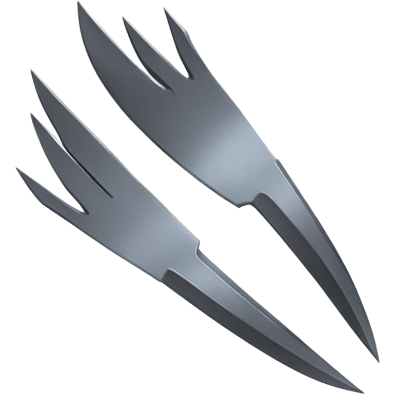 claw blades like Wolverine emoji