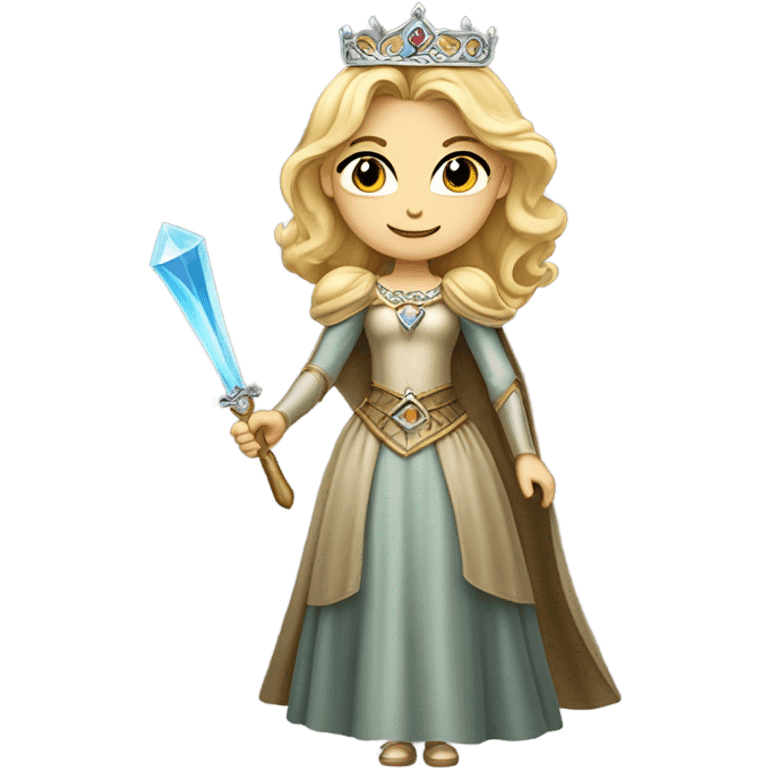 Blonde medieval princess  emoji