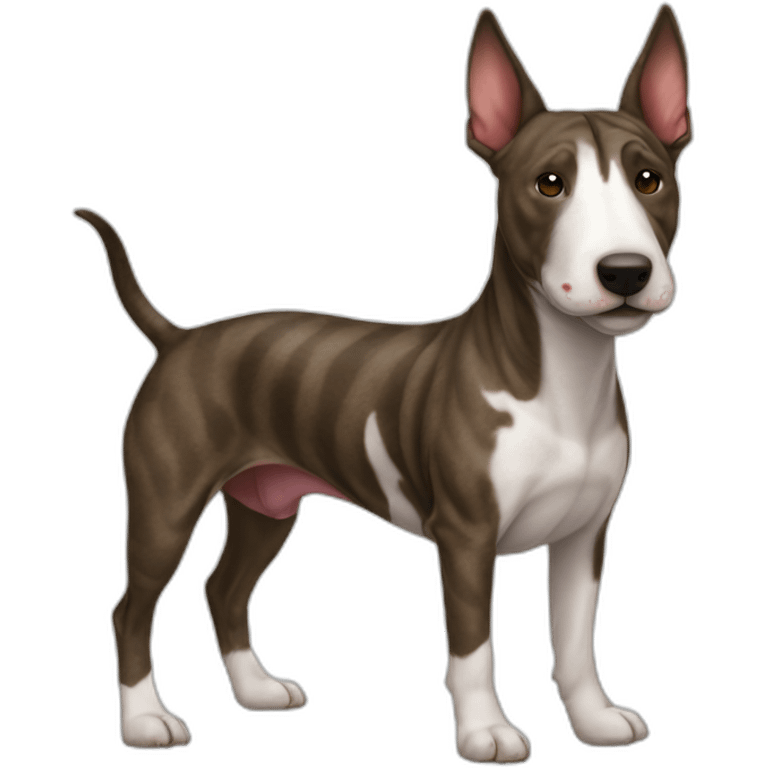 Brindle bullterrier emoji