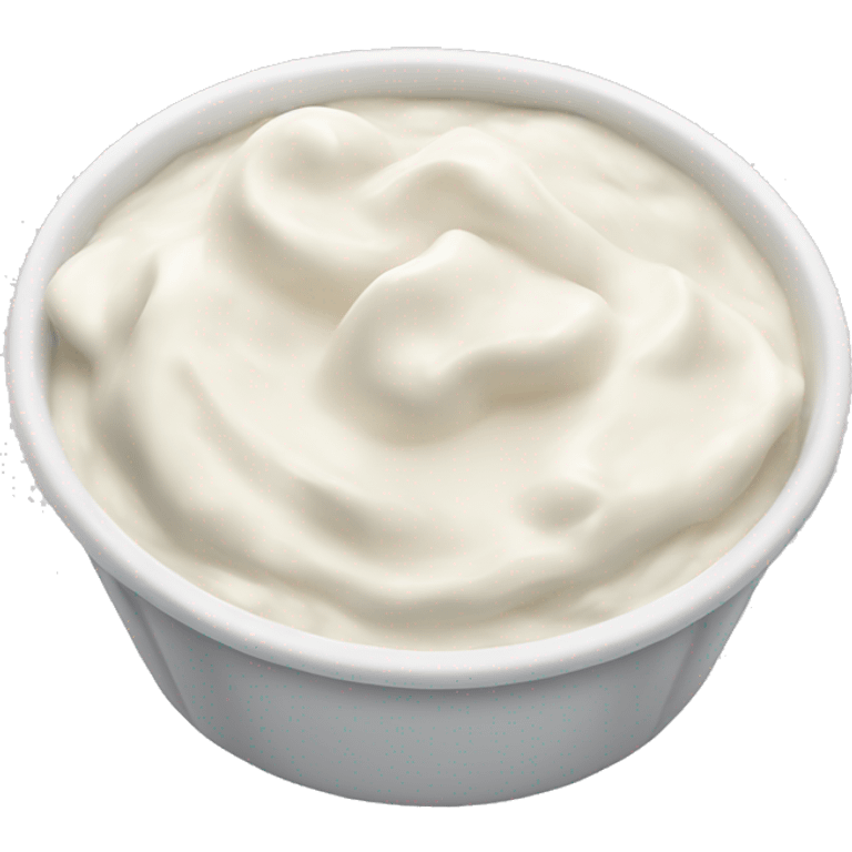 Sour cream dip emoji