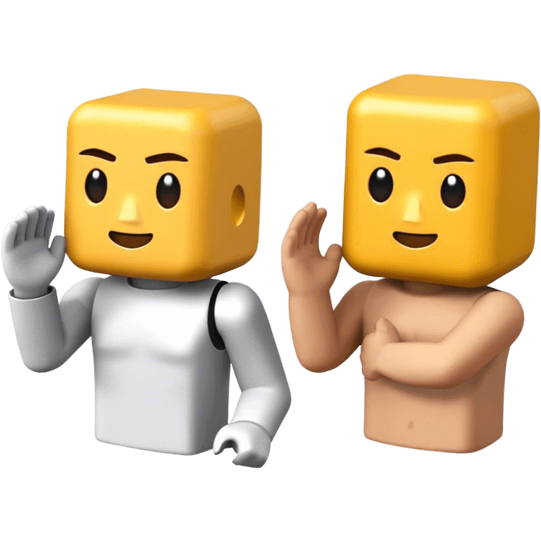 Roblox noob vs pro emoji