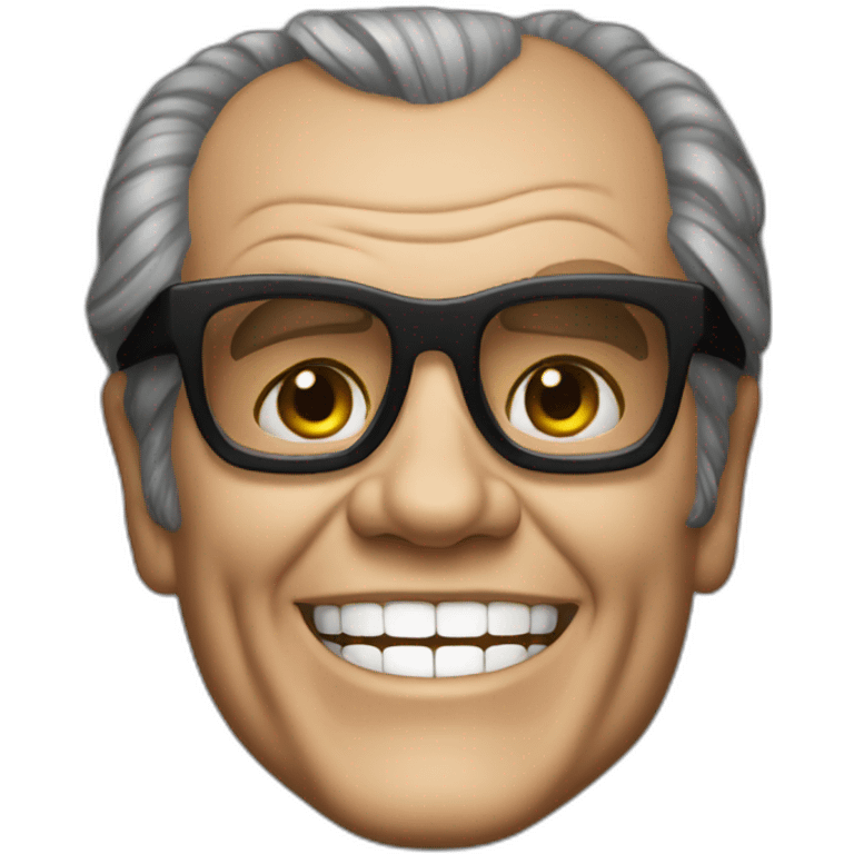 jack nicholson but gay emoji