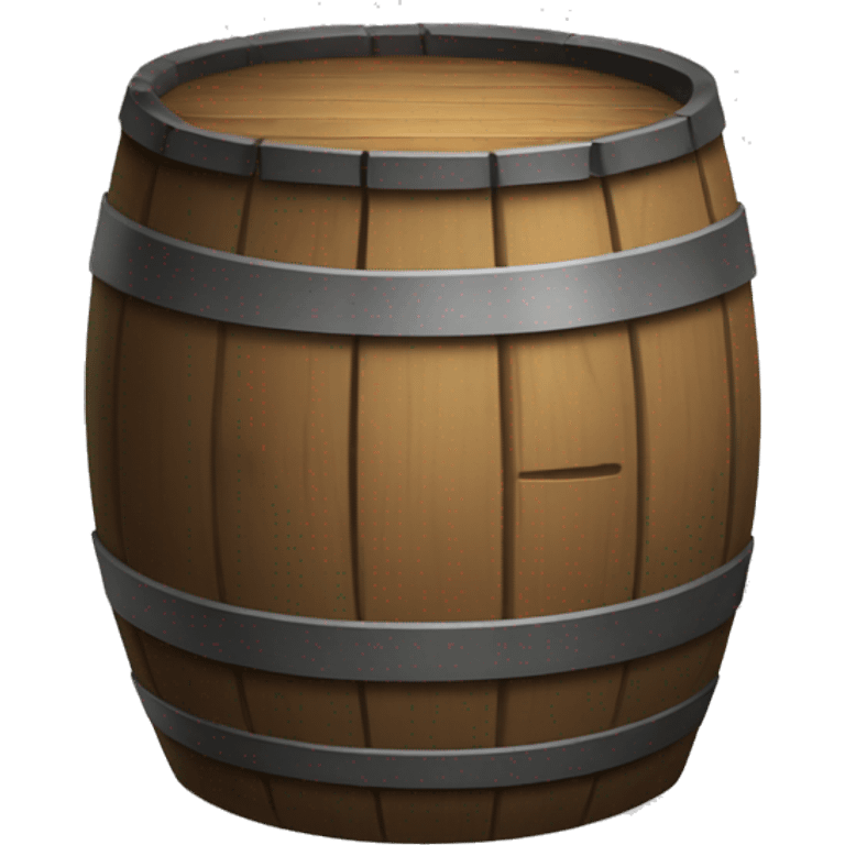 Wooden barrel with gunpowder emoji