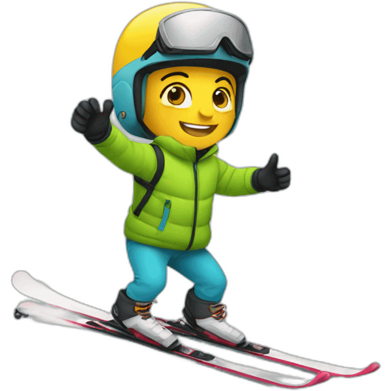 Skier emoji