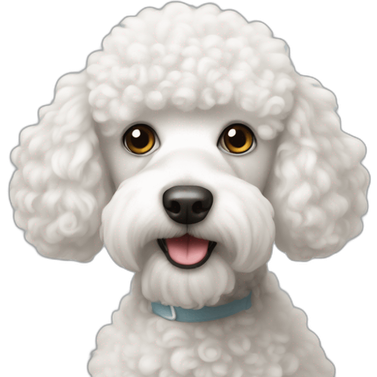 little-White-poodle emoji