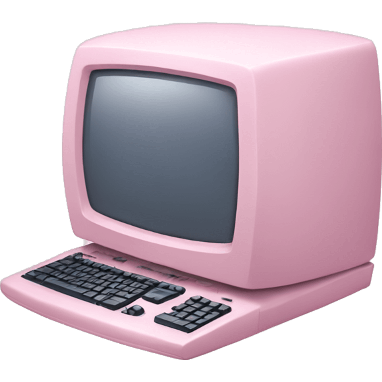 pastel pink computer emoji