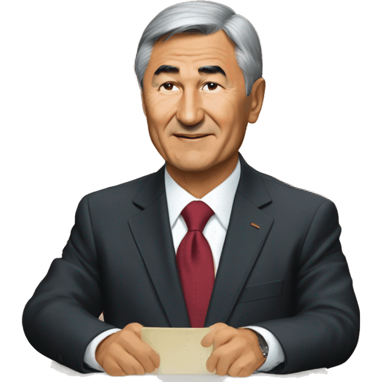 Askar Akayev president Kyrgyzstan emoji