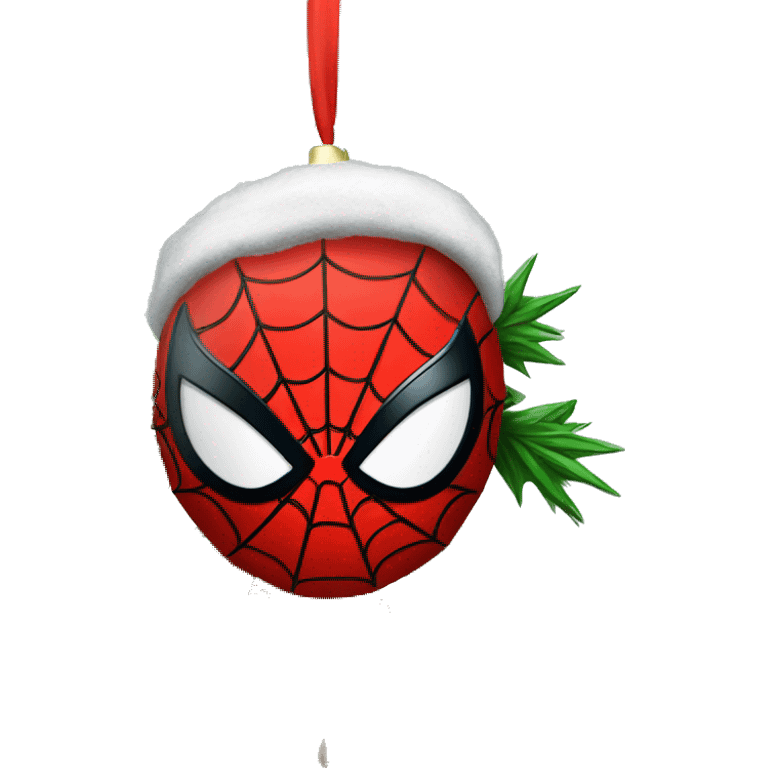 Spiderman Christmas Tree emoji