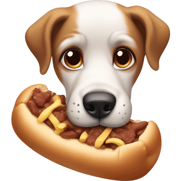 Hungry dog emoji