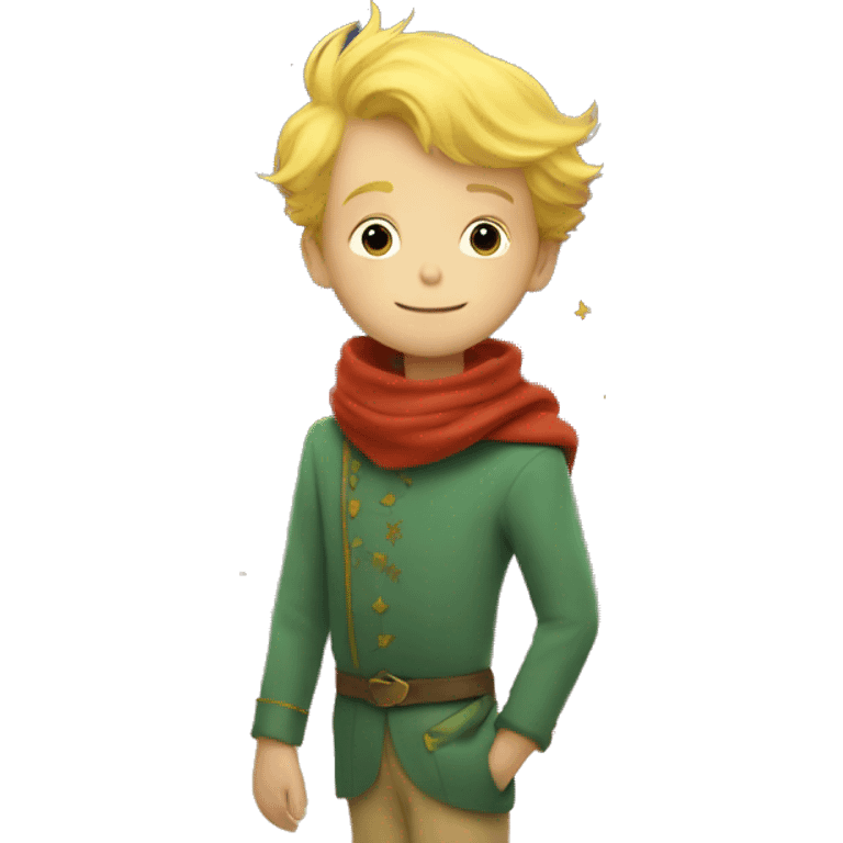 The little prince and the stars emoji