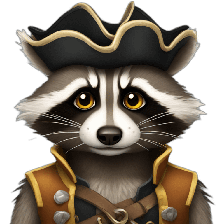 Pirate raccoon emoji