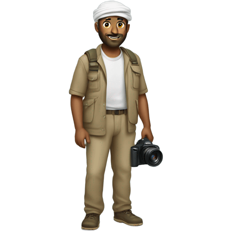 Cameraman in Middle East clothes emoji