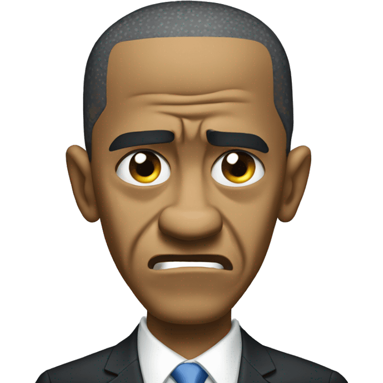 Barack Obama angry emoji