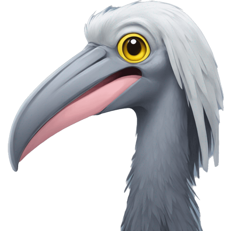 Shoebill stork emoji