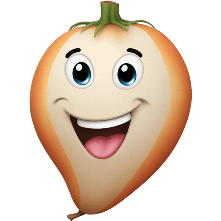 Yam happy emoji