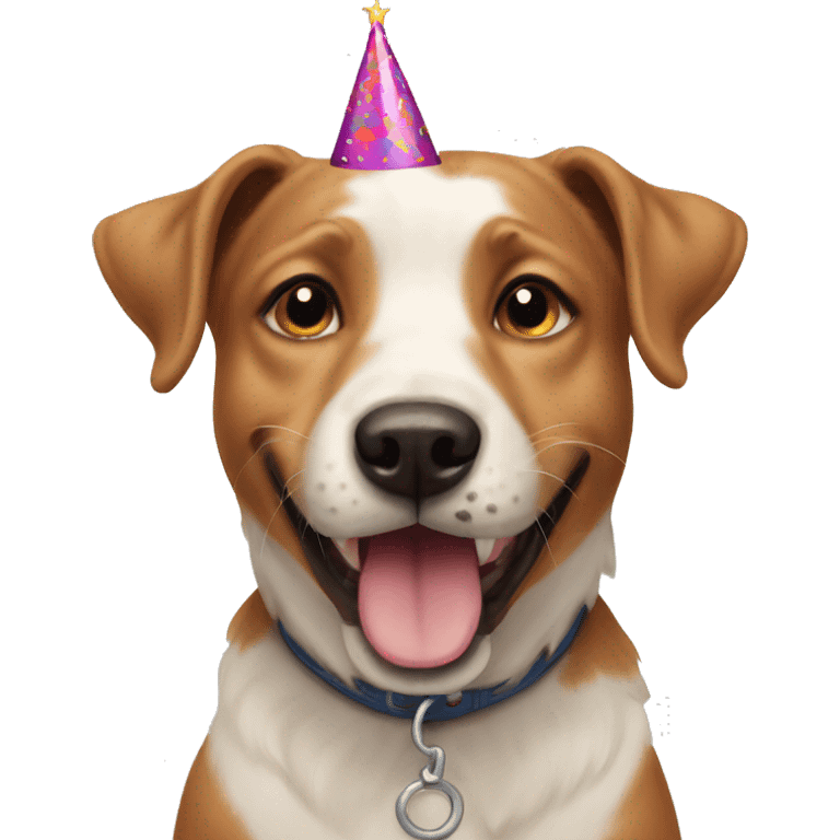 happy birthday dog emoji