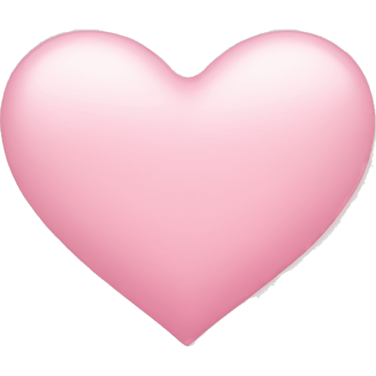 light pink heart emoji