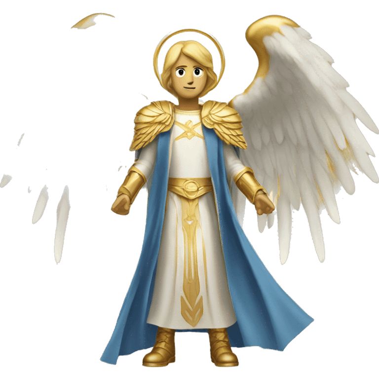 golden wings of the archangel emoji