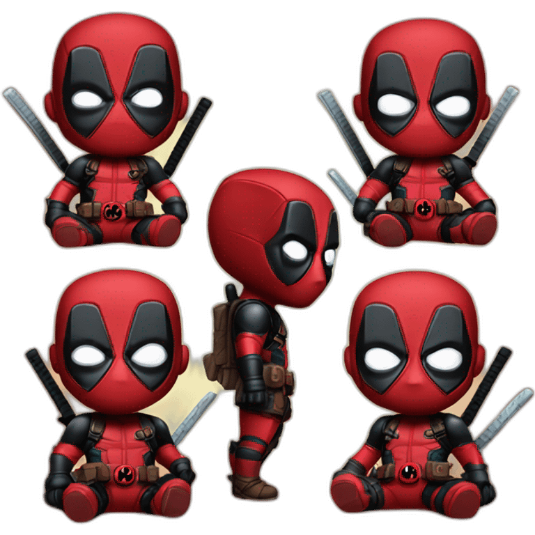 deadpool as chibi emoji