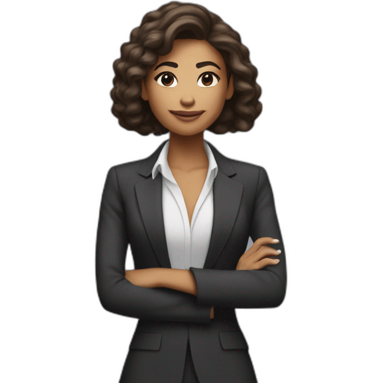 Zendaya business woman with arms emoji