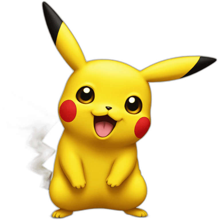 Pikachu énervé emoji