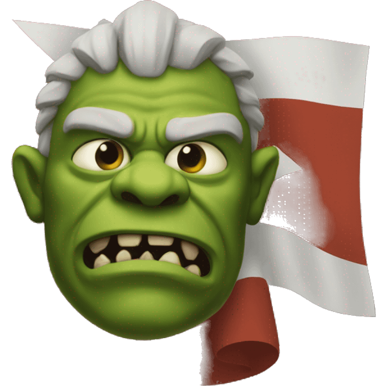 Flag of an Orc Kingdom  emoji