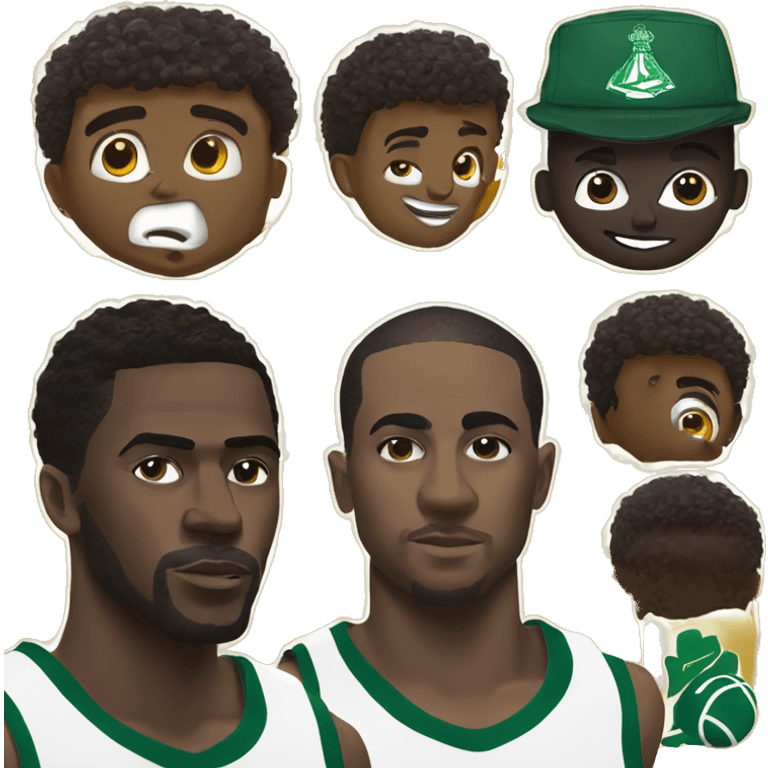 kendrick nunn in panathinaikos basketball team emoji