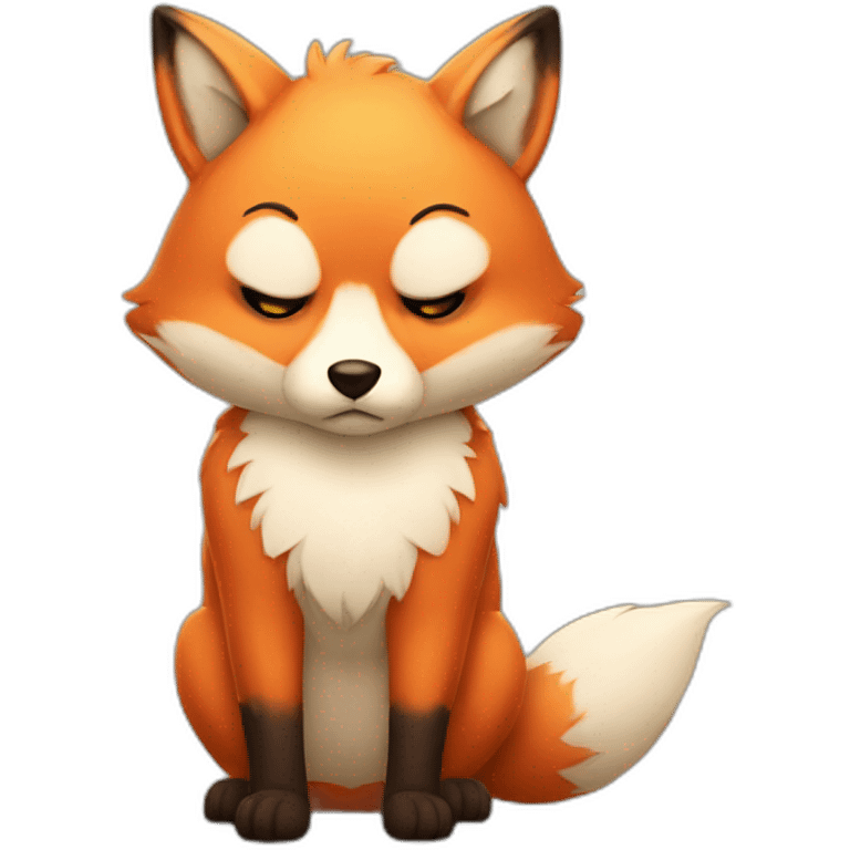 Fat fox emoji