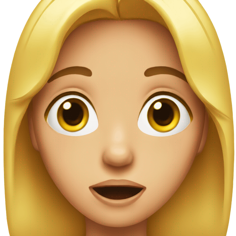 girl surprised emoji