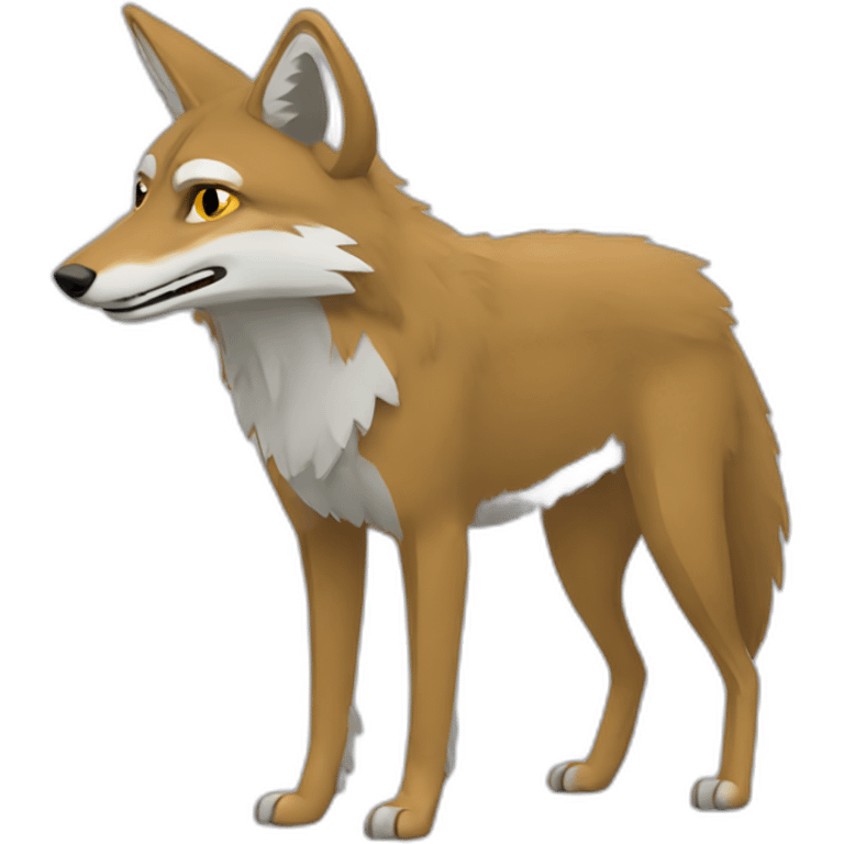 Coyote (Flat Discord style) emoji