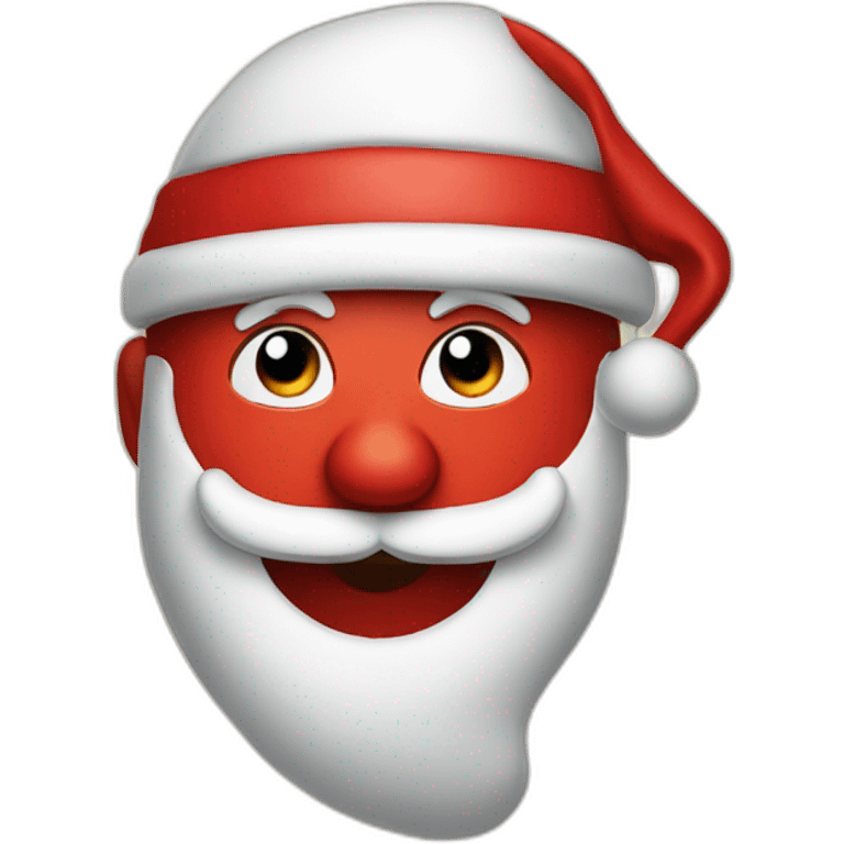 santa red hot chili face emoji