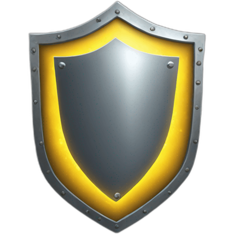 shield with yellow lightning emoji