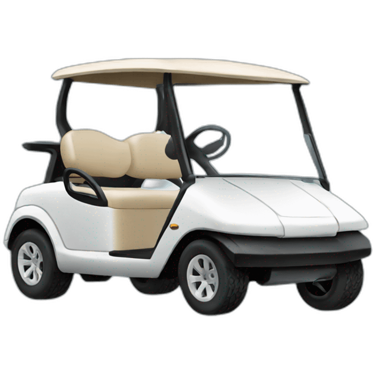 Golf car emoji