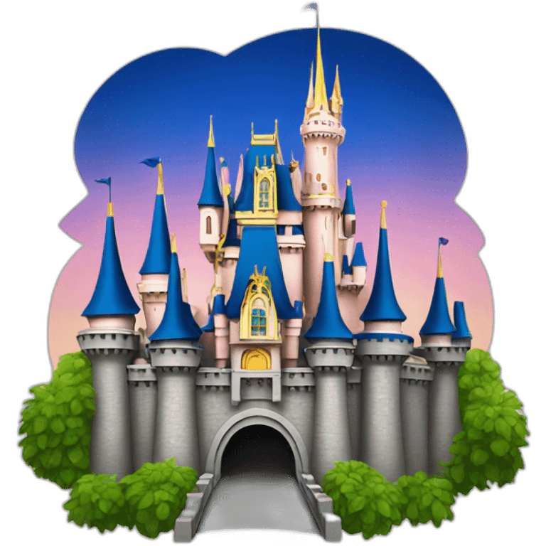 Disney world castle emoji