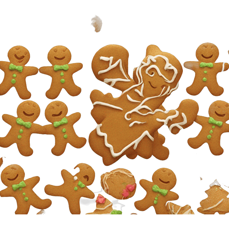 Gingerbread girl emoji