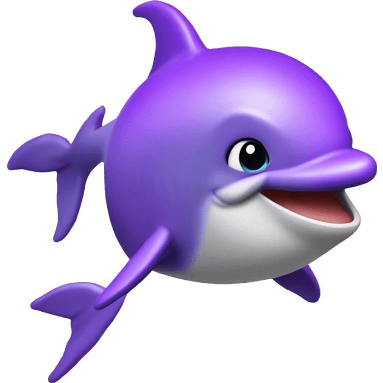 purple Dolphin pog purple emoji