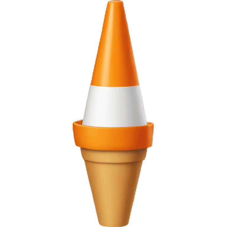 cone + neck + tip  emoji