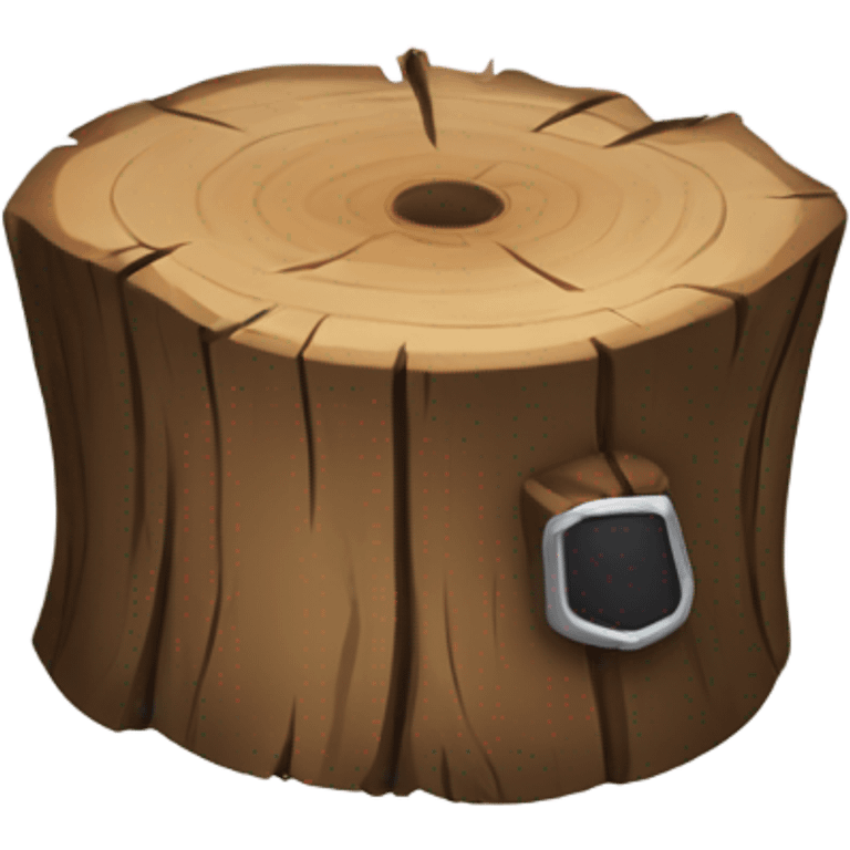 tree stump pirate hat emoji