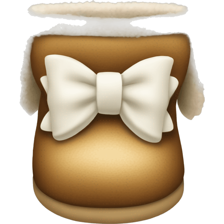 UGGs with bow emoji