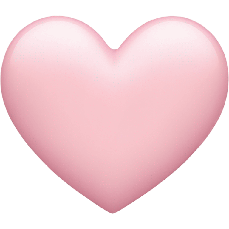 pastel pink heart  emoji