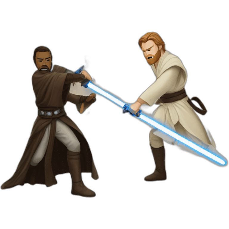 Obi-wan killing darth mall emoji