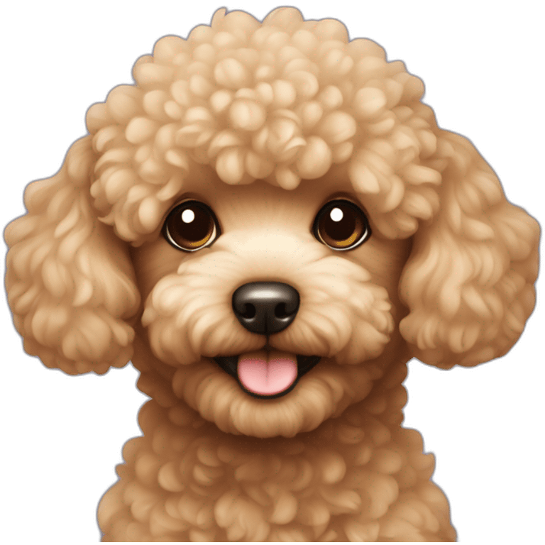 Toy poodle emoji