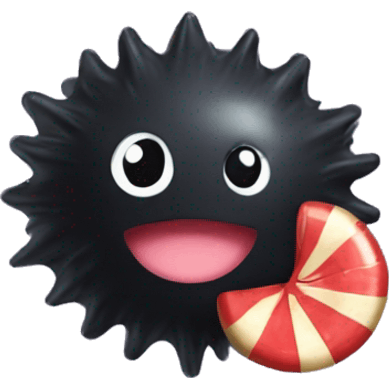 soot sprite with star candy emoji