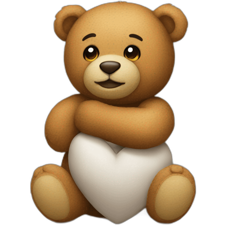 Teddy hugging  emoji