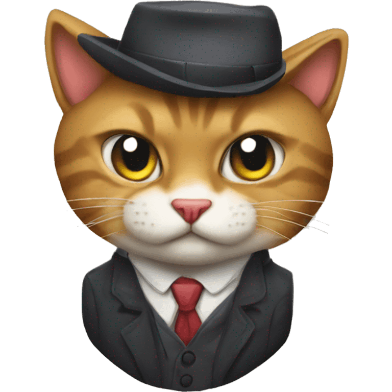 Mafia cat emoji