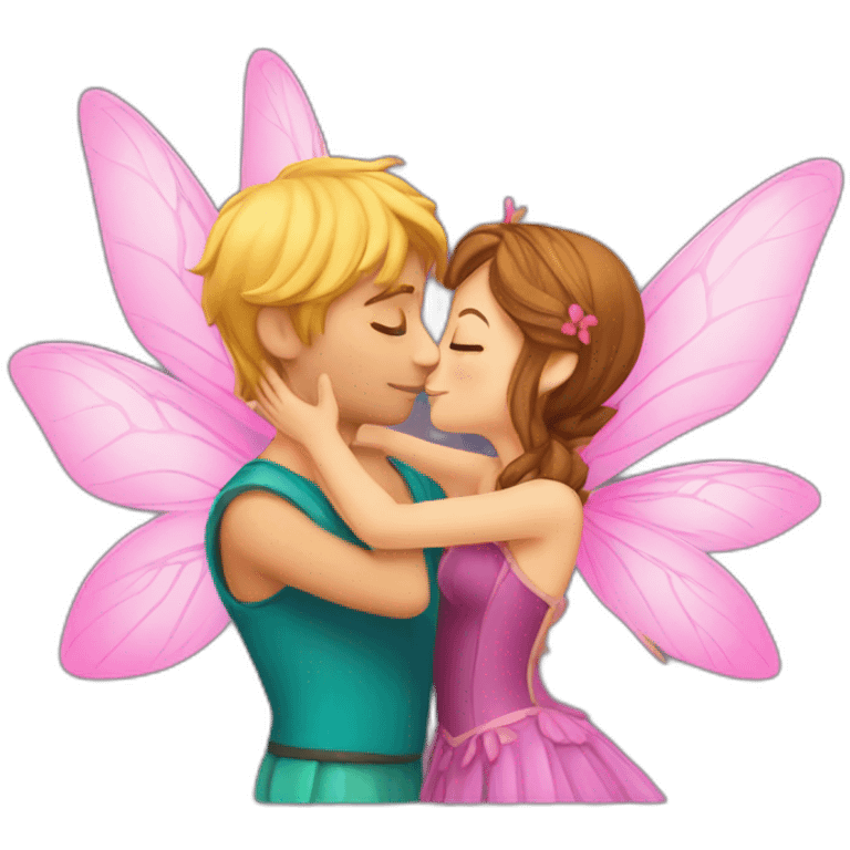 Fairy kiss emoji