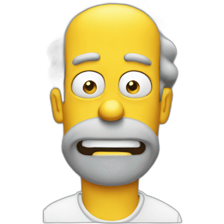 Homer smoke emoji