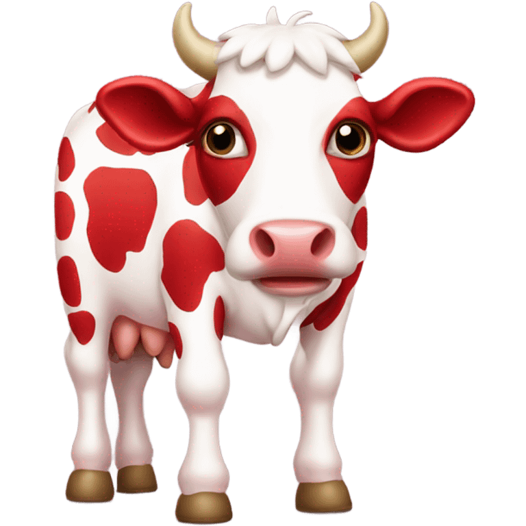 strawberry cow emoji